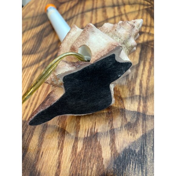 Vintage Resin Sea Shell Table Candle Lamp Beach Theme 9" - Picture 15 of 15